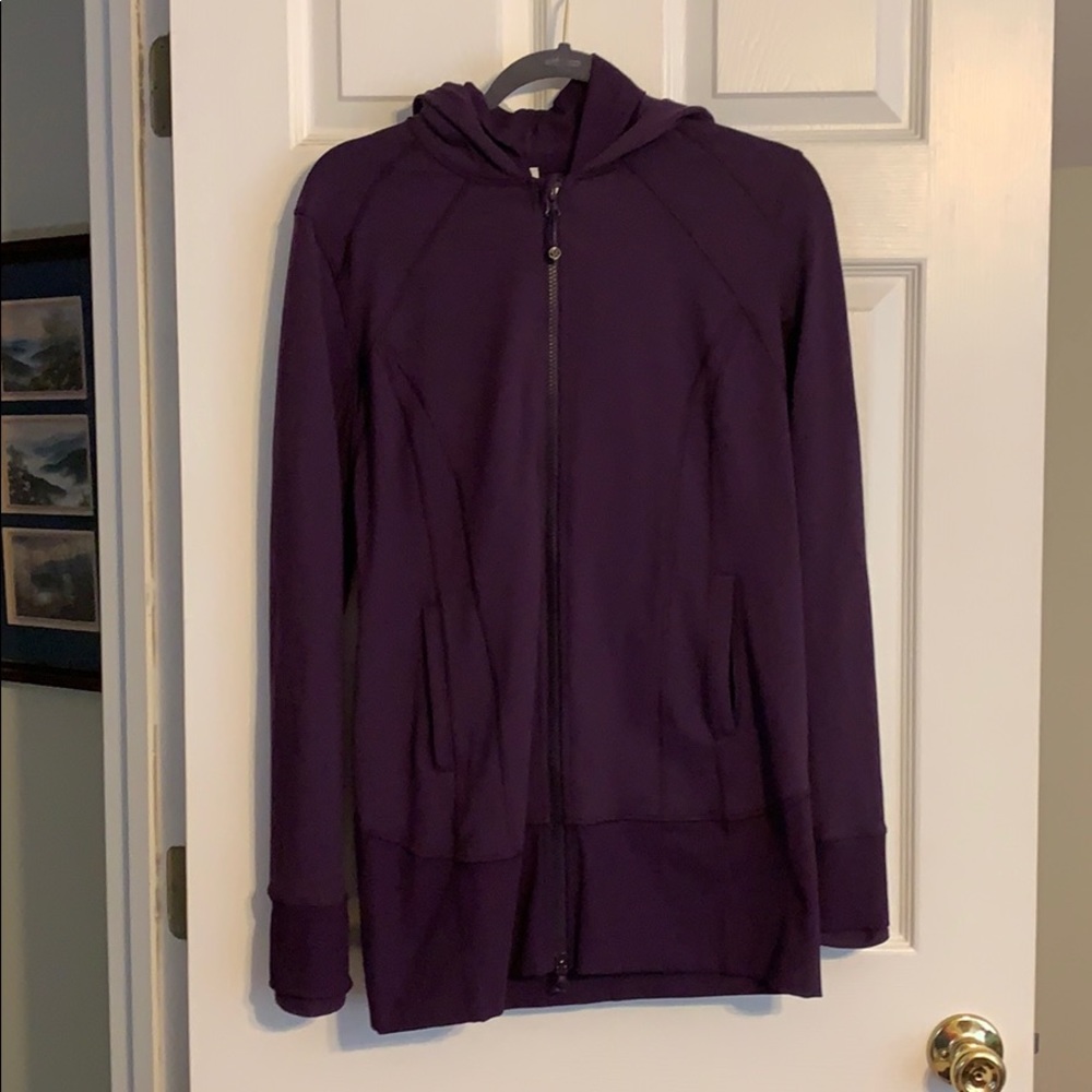 Lululemon purple hooded jacket